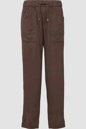 QS by s.Oliver Leinenmix-Hose im Relaxed Fit mit Elastikbund