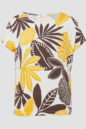 QS by s.Oliver Elastisches T-Shirt aus Viskosestretch im Relaxed Fit