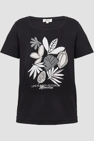 QS by s.Oliver Jersey-T-Shirt mit Artwork