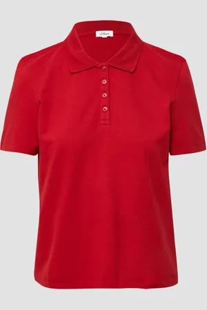 QS by s.Oliver Verkürztes Poloshirt aus Baumwollpiqué