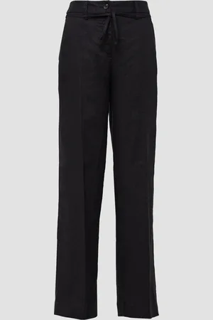 QS by s.Oliver Leichte High-Rise-Hose aus Leinen