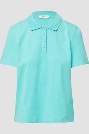 QS by s.Oliver Verkürztes Poloshirt aus Baumwollpiqué