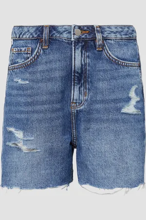 QS by s.Oliver Jeans-Shorts Mom / Relaxed Fit / High Rise
