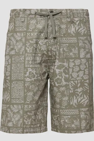 QS by s.Oliver Detroit: Bermuda im Relaxed Fit und All-over-Print