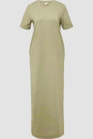 QS by s.Oliver Langes Jerseykleid aus Baumwolle