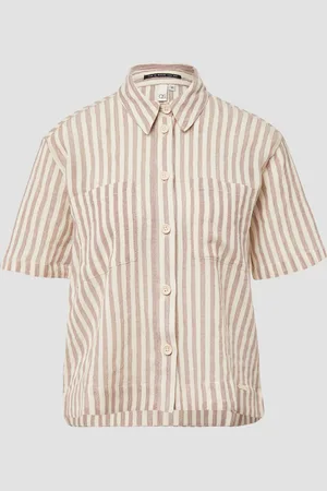 QS by s.Oliver Baumwollbluse mit aufgesetzten Taschen
