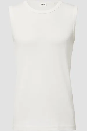 QS by s.Oliver Jersey-Tanktop mit Rippstruktur