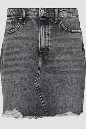 QS by s.Oliver Denimrock mit offenem Saum