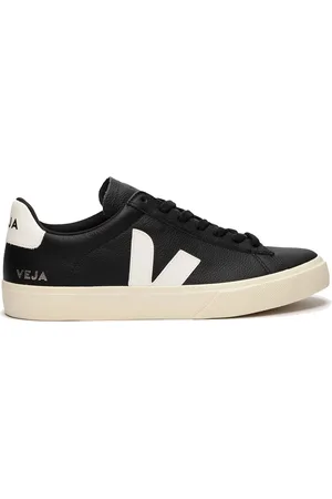 Veja CAMPO CHROMEFREE LEATHER Black White