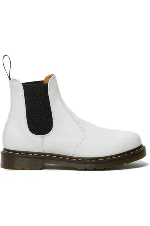 Dr. Martens 2976 Yellow Stich Smooth Leather Chelsea Boots