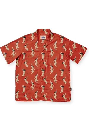 The Dudes Ladies Red Hawaiian Shirt