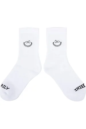 Iriedaily Grin Cat Sock White