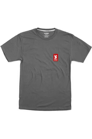 CHROME Industries Vertical Red Logo Tee
