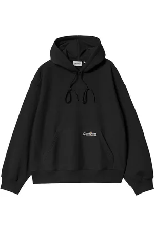 Carhartt Hooded Label Script Sweat Black