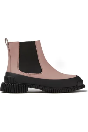 Camper Pix Leather Pink Boots
