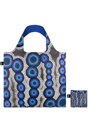 Loqi Kirsten Nangala Egan - Water Dreaming Blue Recycled Bag