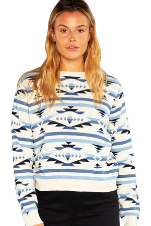 Dedicated Sweater Arendal Ikat Navy
