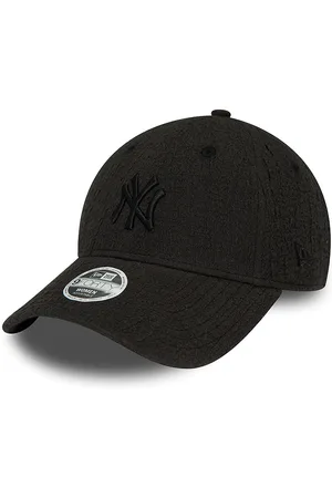 New Era New York Yankees Womens Bubble Stitch Black 9FORTY Adjustable Cap