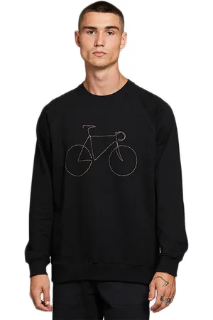 Dedicated Sweatshirt Malmoe Rainbow Bicycle Black