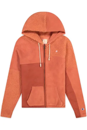 Champion Patchwork Velour Fleece ZIP-UP Hoodie