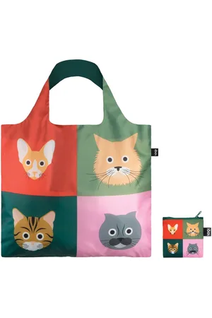 Loqi STEPHEN CHEETHAM Cats Recycled Bag