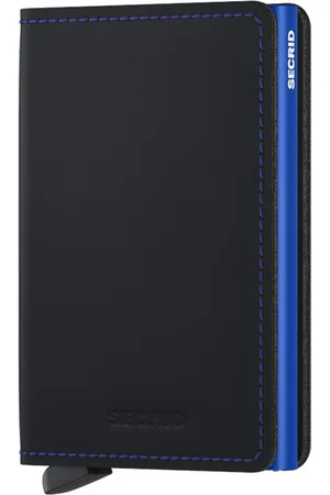 Secrid Slimwallet Matte Black & Blue
