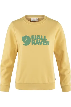 Fjällräven Logo Sweater W Mais Yellow