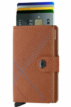 Secrid Miniwallet Stitch Linea Caramello
