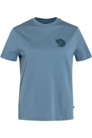 Fjällräven Fox Boxy Logo Tee W Dawn Blue