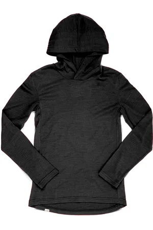 CHROME Industries W Merino LS Hoodie Black