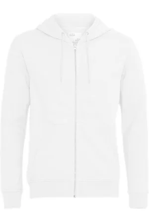 Colorful Standard Classic Organic Zip Hood Optical White