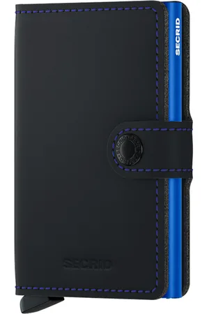 Secrid Miniwallet Matte Black-Blue