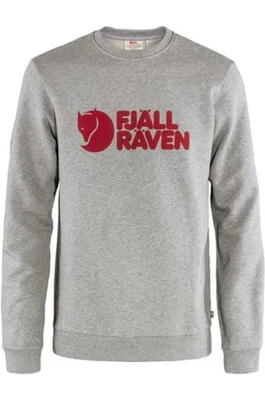 Fjällräven Logo Sweater M Grey Melange