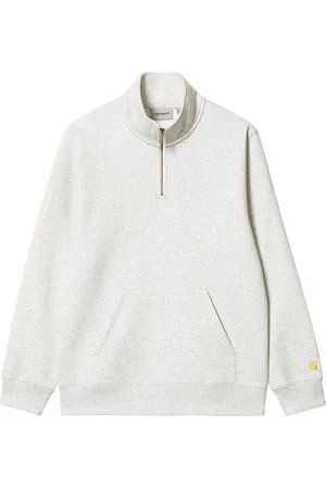 Carhartt Chase Neck Zip Sweatshirt Ash Heather