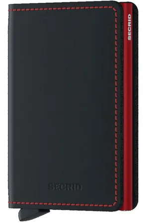 Secrid Slimwallet Matte Black & Red