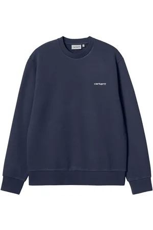 Carhartt Script Embroidery Sweat Air Force Blue