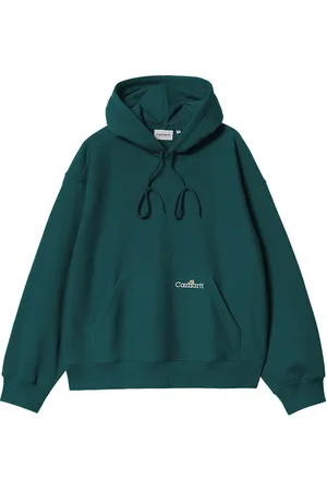Carhartt Hooded Label Script Sweat Malachite