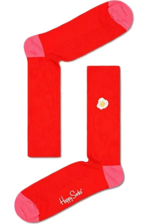 Happy Socks Ribbed Embroidery Egg Sock