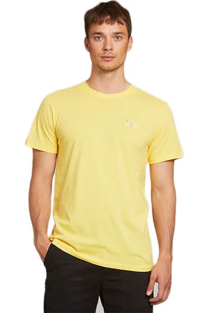 Dedicated T-shirt Stockholm Stitch Bike Yellow