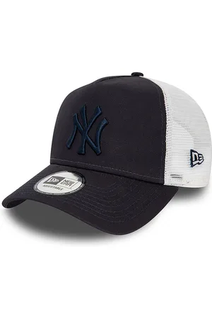 New Era New York Yankees League Essential Navy Trucker Cap