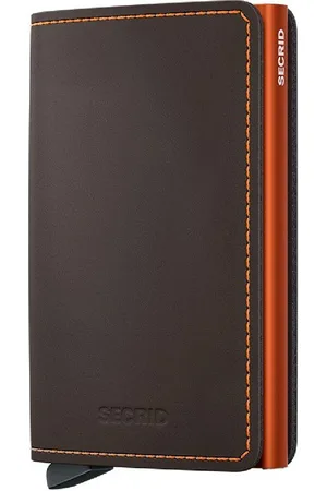 Secrid Slimwallet Matte Trufﬂe & Orange