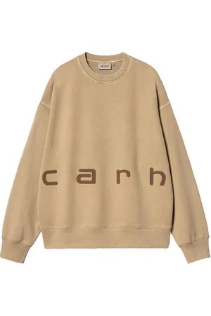 Carhartt Felt Script Sweat Peanut