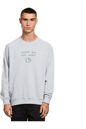 Dedicated Sweatshirt Malmoe Local Planet Grey Melange