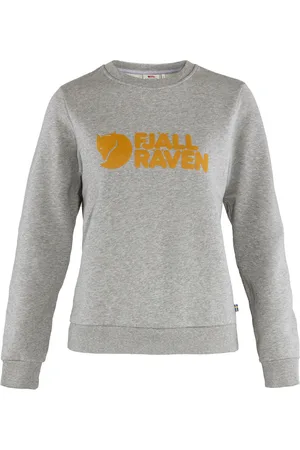 Fjällräven Logo Sweater W Grey Melange