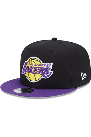 New Era LA Lakers Team Side Patch Black 9FIFTY Snapback Cap