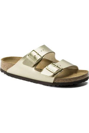 Birkenstock Arizona Birko-Flor Gold Regular Fit