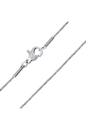 Silvego Jemný řetízek z chirurgické oceli hádek diamond twist 1mm RRCN0109