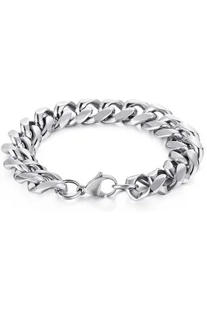 Silvego Náramek Curb Pancr z chirurgické oceli 15 mm KMM127144B
