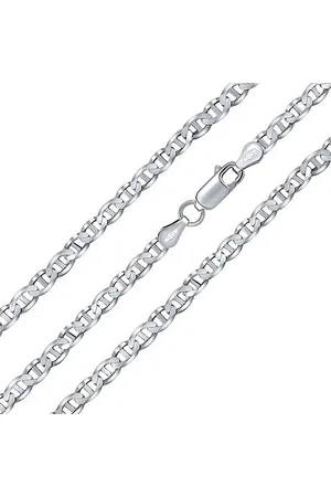 Silvego Stříbrný řetízek Marine 3,3 mm - rhodiovaný TTTBMBG500