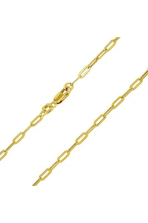 Silvego Zlatý řetízek Paper Clip Flat 2,4 mm - Y AWPLPV060NGY